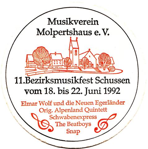 wolfegg rv-bw molpertshaus 1a (rund215-schussen 1992-schwarzbraun) 